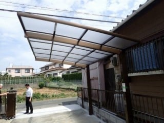 門扉を設置完了。これで開け閉めも楽ちんに