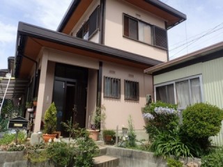 点検した後足場を撤去し完了です。