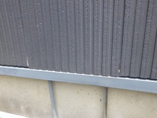 塗装前の水切りです。