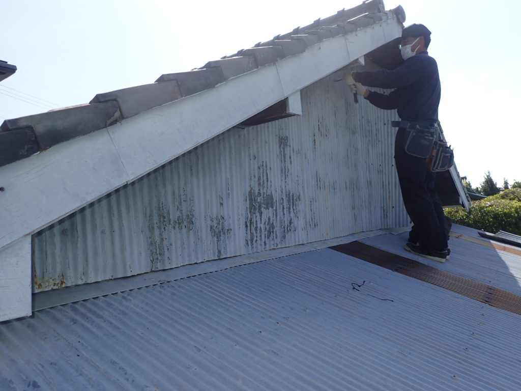 湖西市鷲津　一部外壁張替えT様