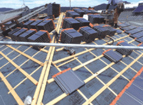 屋根のふき替え